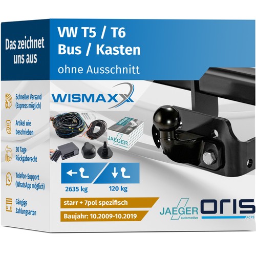 Anhängerkupplung für - anhÄngerkupplung, t5