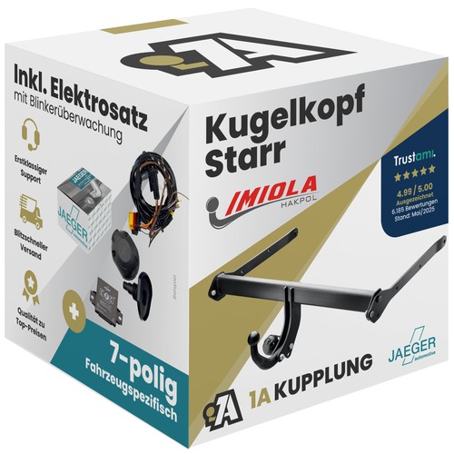 Anhängerkupplung starr passt - starr,